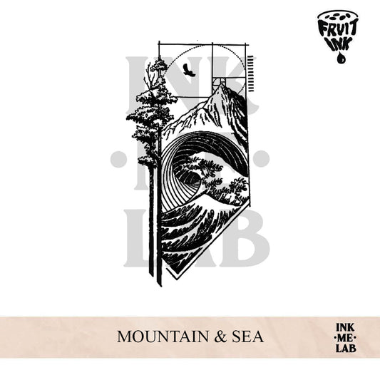 MOUNTAIN & SEA | 15 x 9 cm
