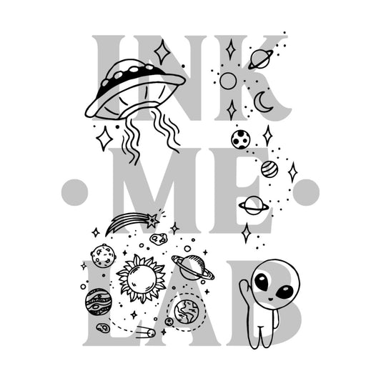 My Universe Tattoo by Inkmelab 10x7 , Fruit Ink Tattoo Temporer Bertahan 2-3 Minggu