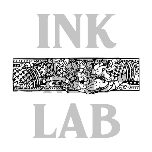 Naga Tattoo by Inkmelab 30x9, Fruit Ink Tattoo Temporer Bertahan 2-3 minggu