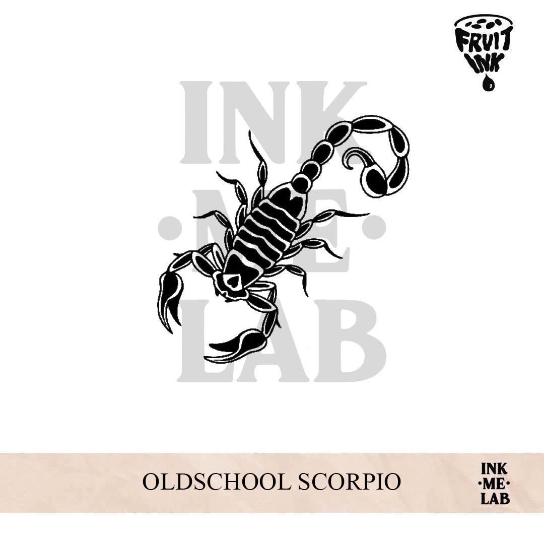 OLDSCHOOL SCORPIO | 8 x 8 cm