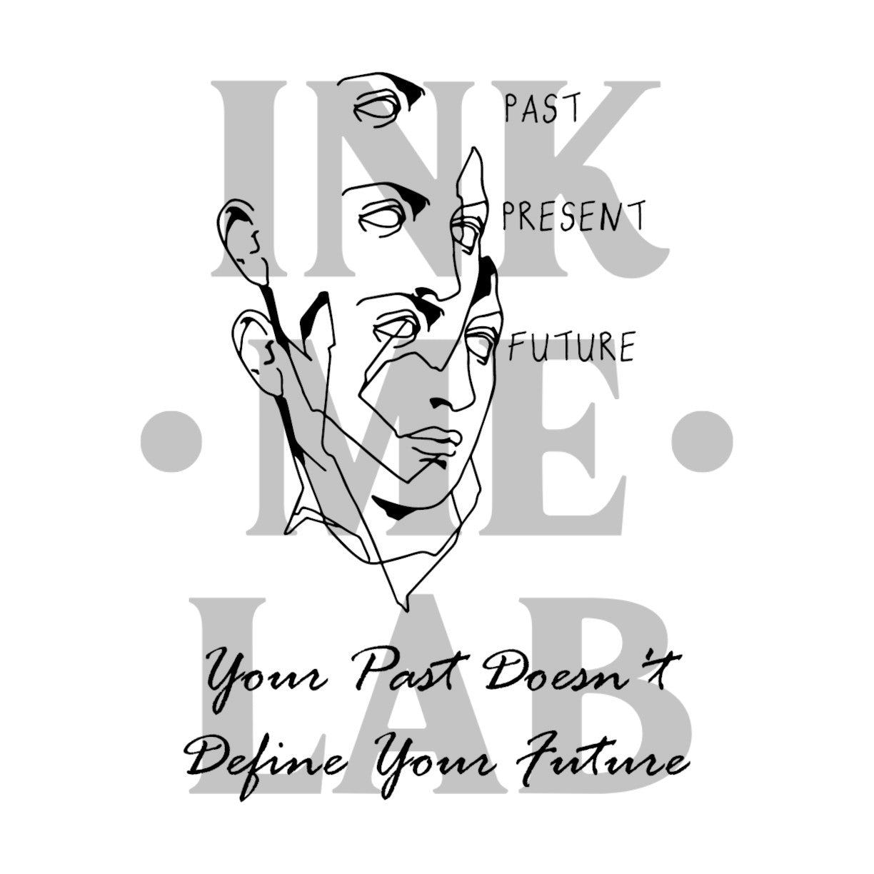 Past Present Future Tattoo by Inkmelab 10x7 , Fruit Ink Tattoo Temporer Bertahan 2-3 Minggu