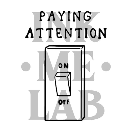 Paying Attention Tattoo by Inkmelab 5x5, Fruit Ink Tattoo Temporer Bertahan 2-3 minggu