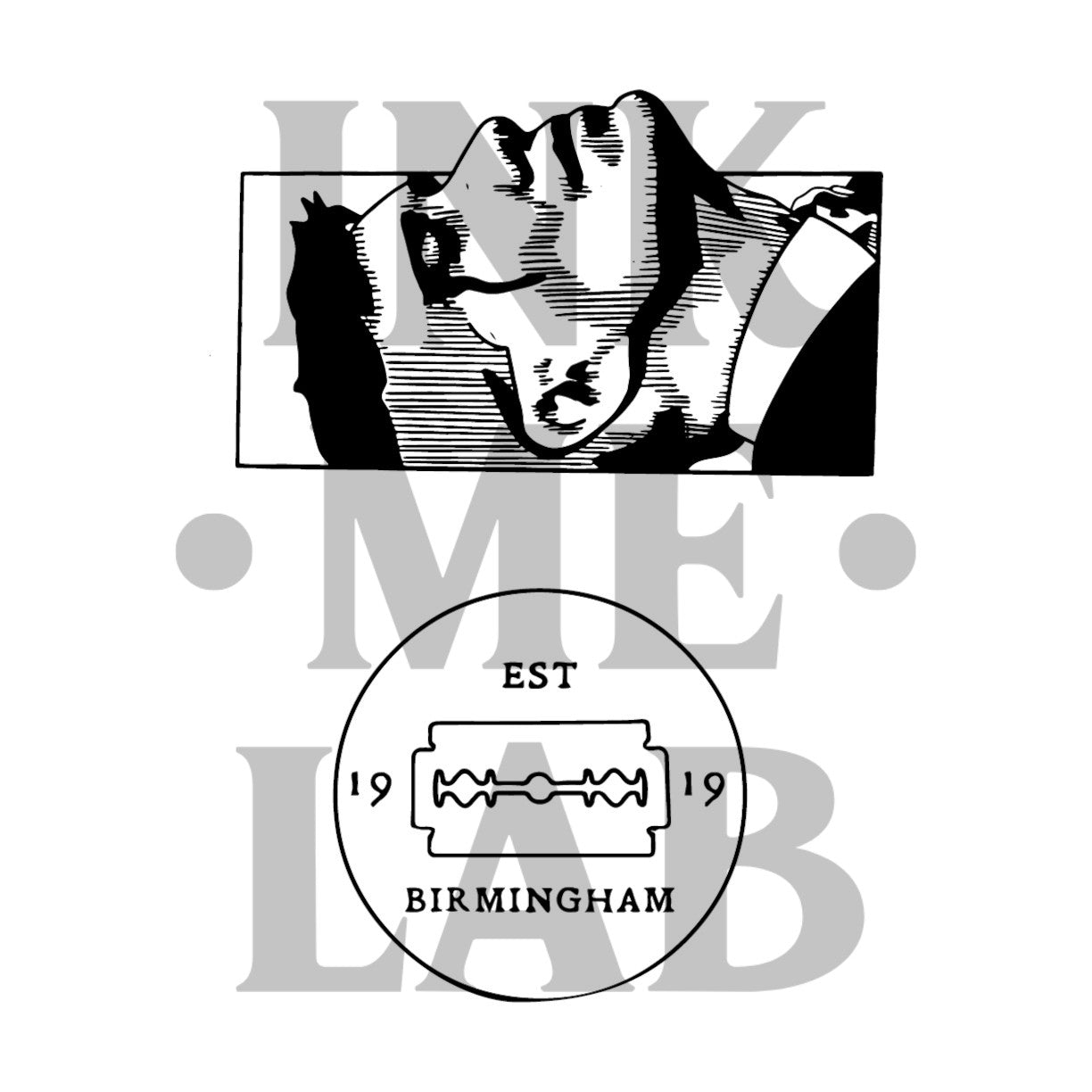 Peaky Blinders Tattoo by Inkmelab 10x7 , Fruit Ink Tattoo Temporer Bertahan 2-3 Minggu