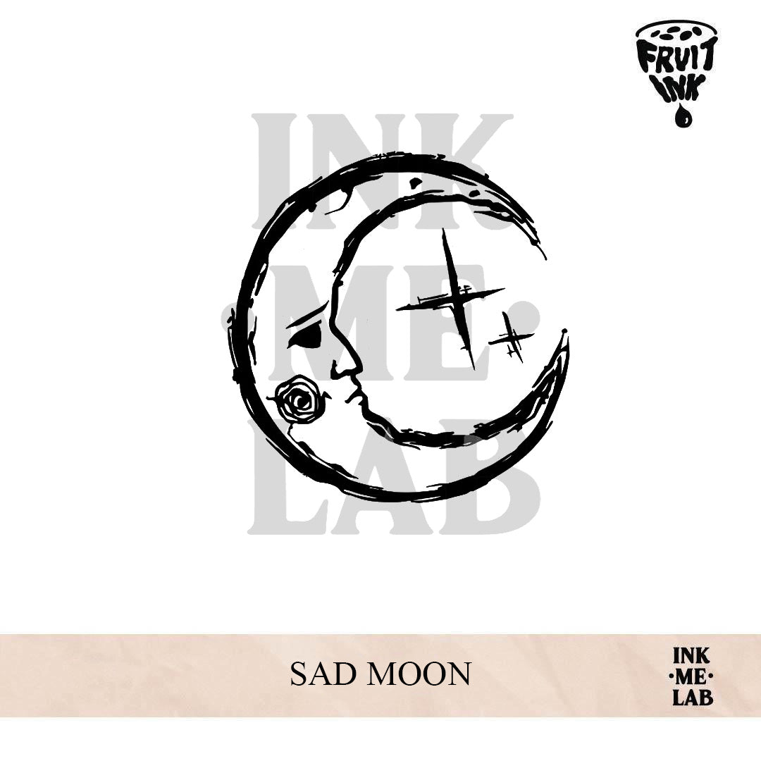 SAD MOON | 8 x 8 cm