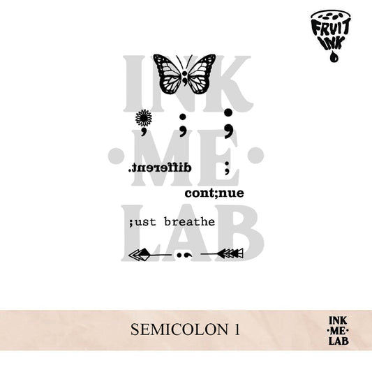 SEMICOLON 1 | 11 x 18 cm