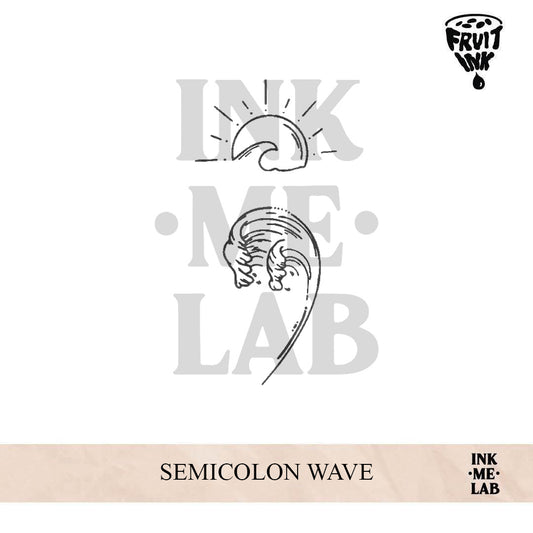 SEMICOLON WAVE | 4 X 8 cm