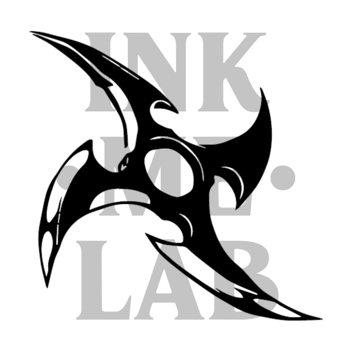 Shuriken Tattoo by Inkmelab 5x5, Fruit Ink Tattoo Temporer Bertahan 2-3 minggu