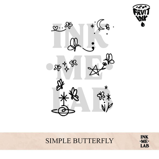 SIMPLE BUTTERFLY | 10 x 7 cm