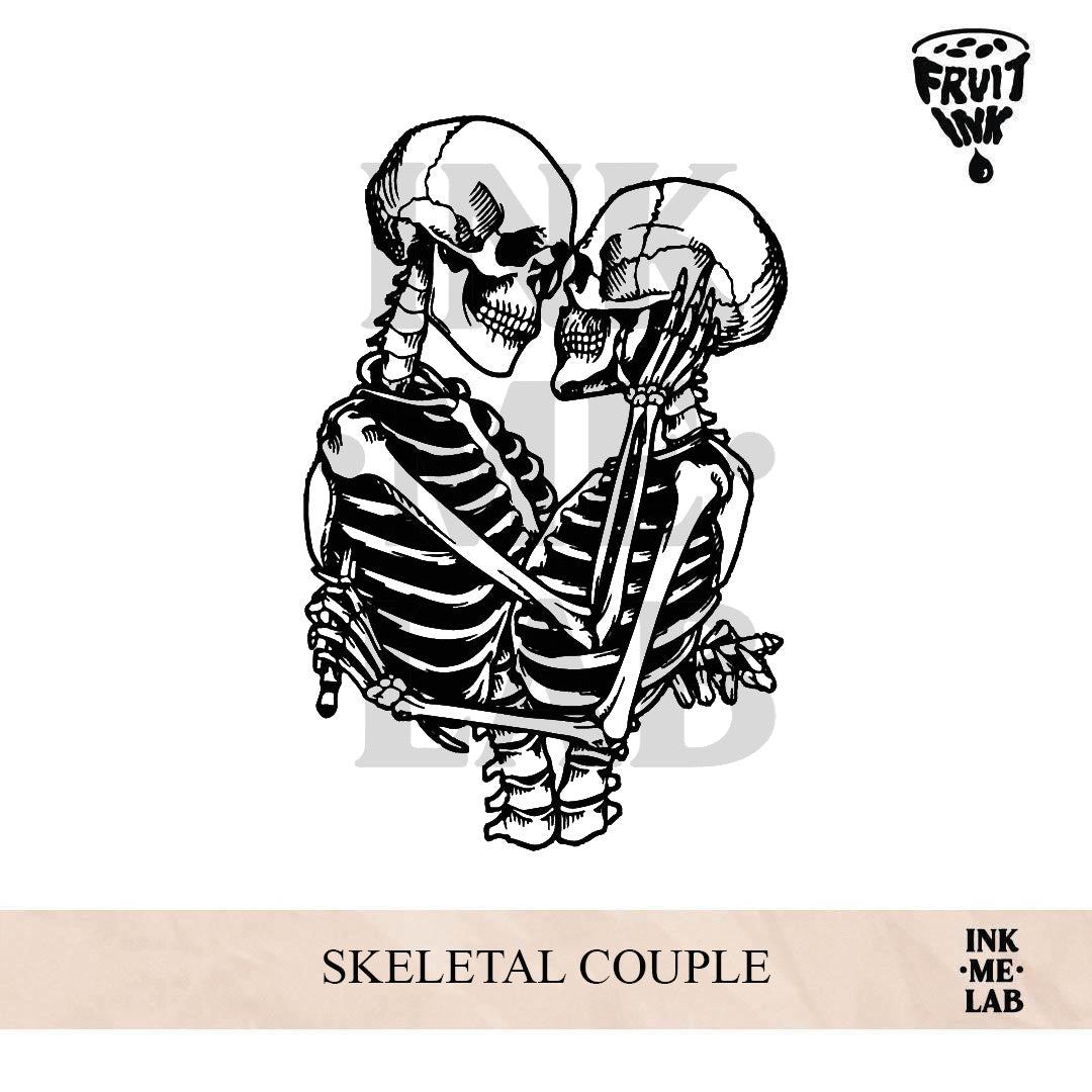 SKELETAL COUPLE | 10 x 7 cm