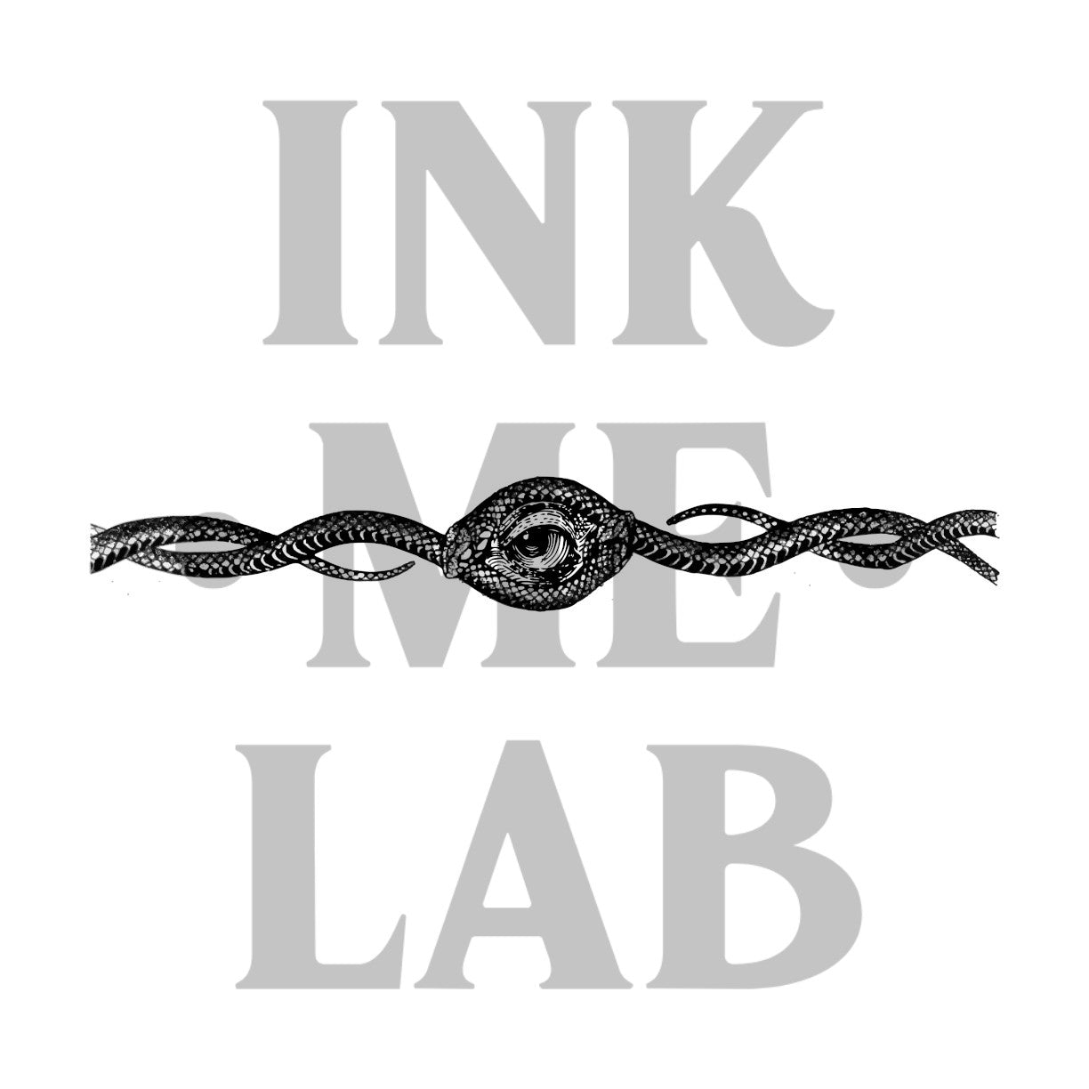 Snake & Eyes Tattoo by Inkmelab 24x4, Fruit Ink Tattoo Temporer Bertahan 2-3 minggu