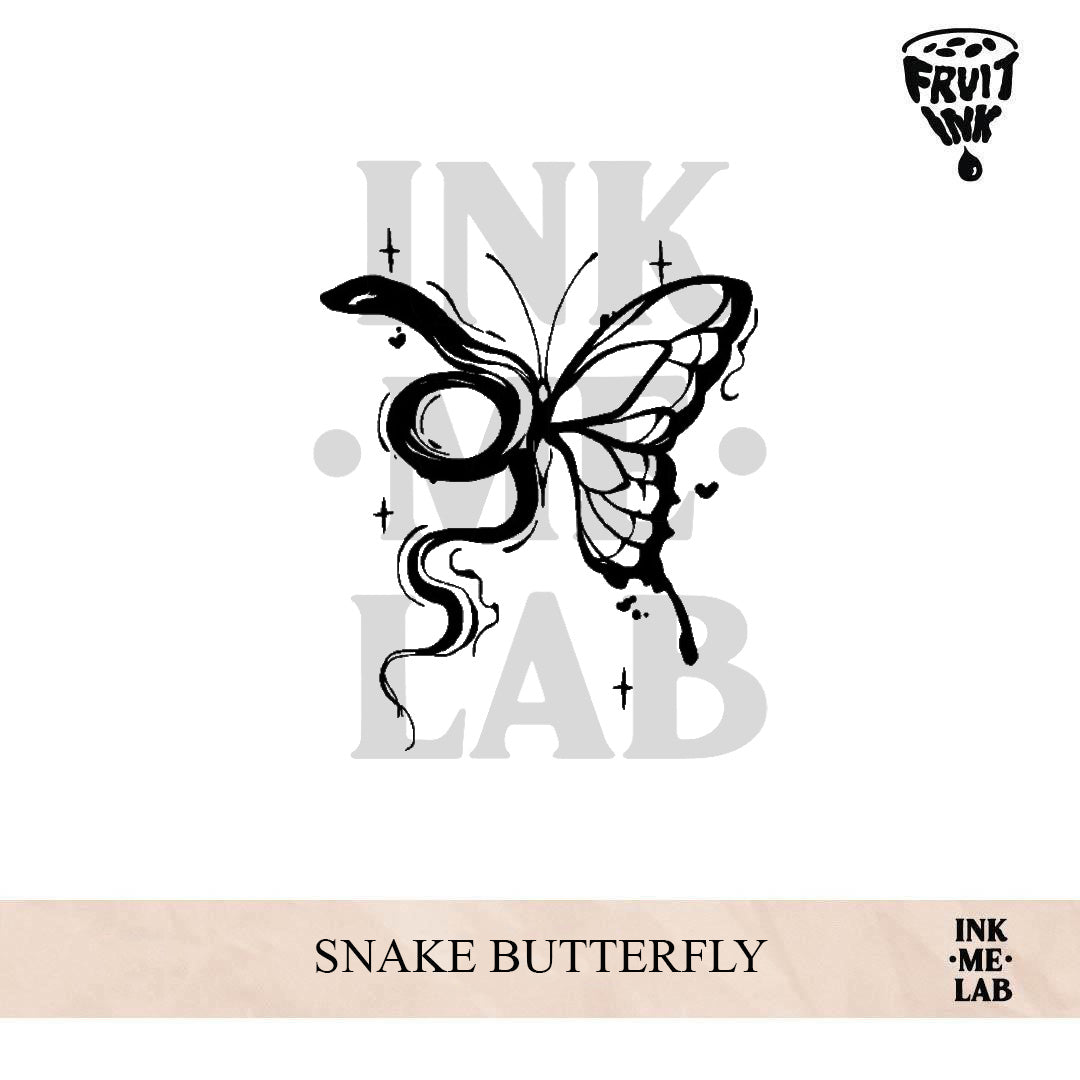 SNAKE BUTTERFLY | 8 x 8 cm