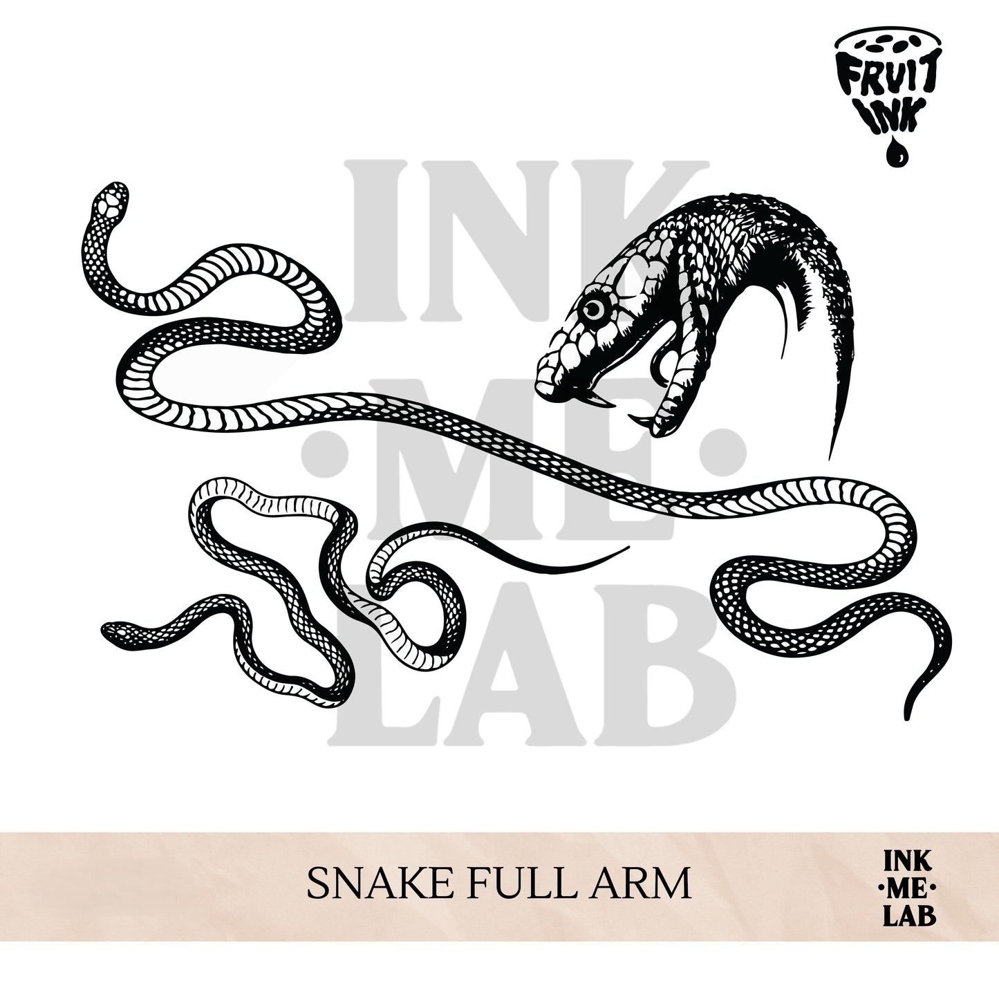 SNAKE FULL ARM | 30 x 18 cm