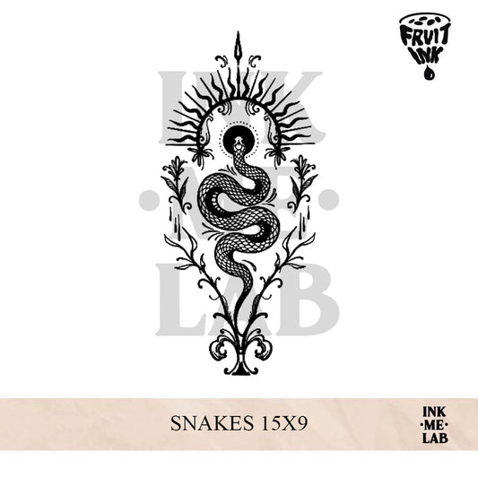 SNAKES 15X9 | 15 x 9 cm