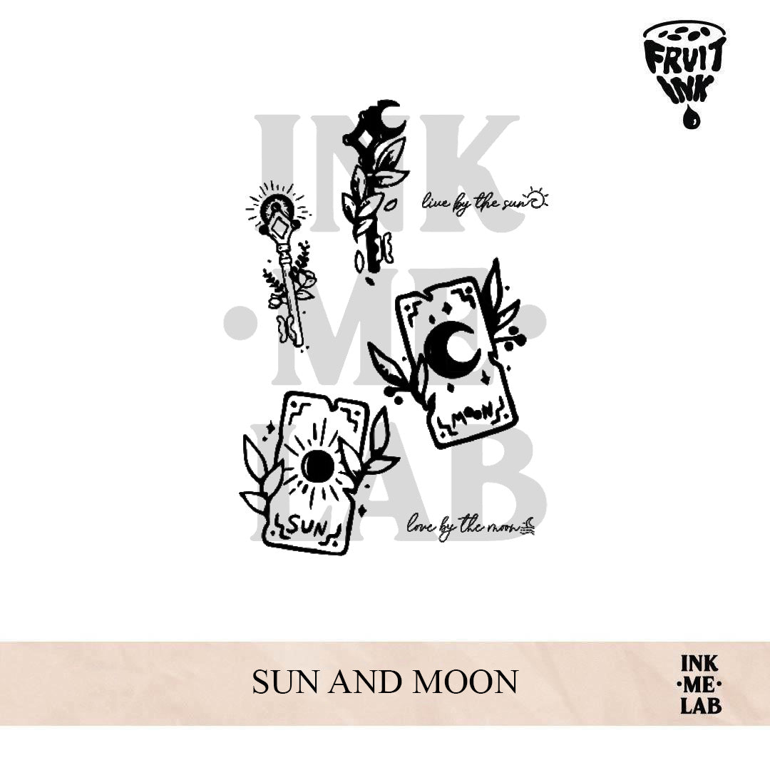 SUN AND MOON | 10 x 7 cm