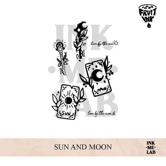 SUN AND MOON | 10 x 7 cm