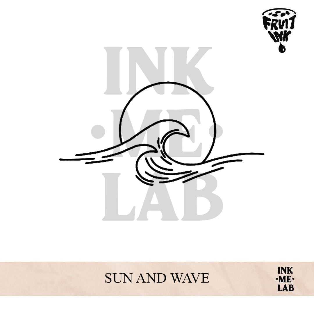 SUN AND WAVE | 5 x 5 cm