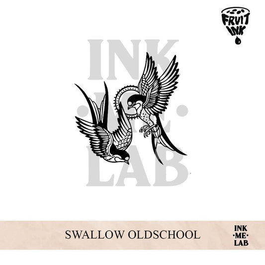 SWALLOW OLDSCHOOL | 8 x 8 cm