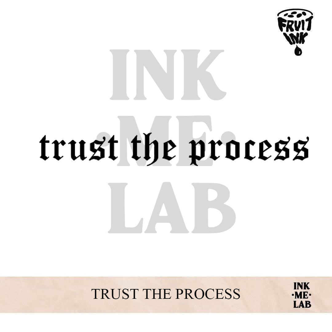 TRUST THE PROCESS | 4 x 16 cm