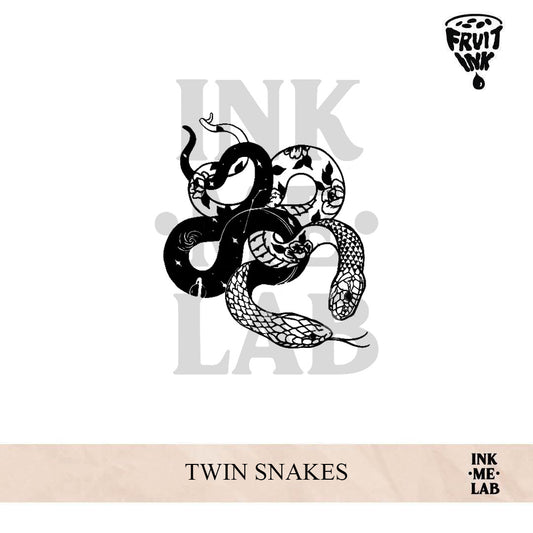 TWIN SNAKES | 8 x 8 cm