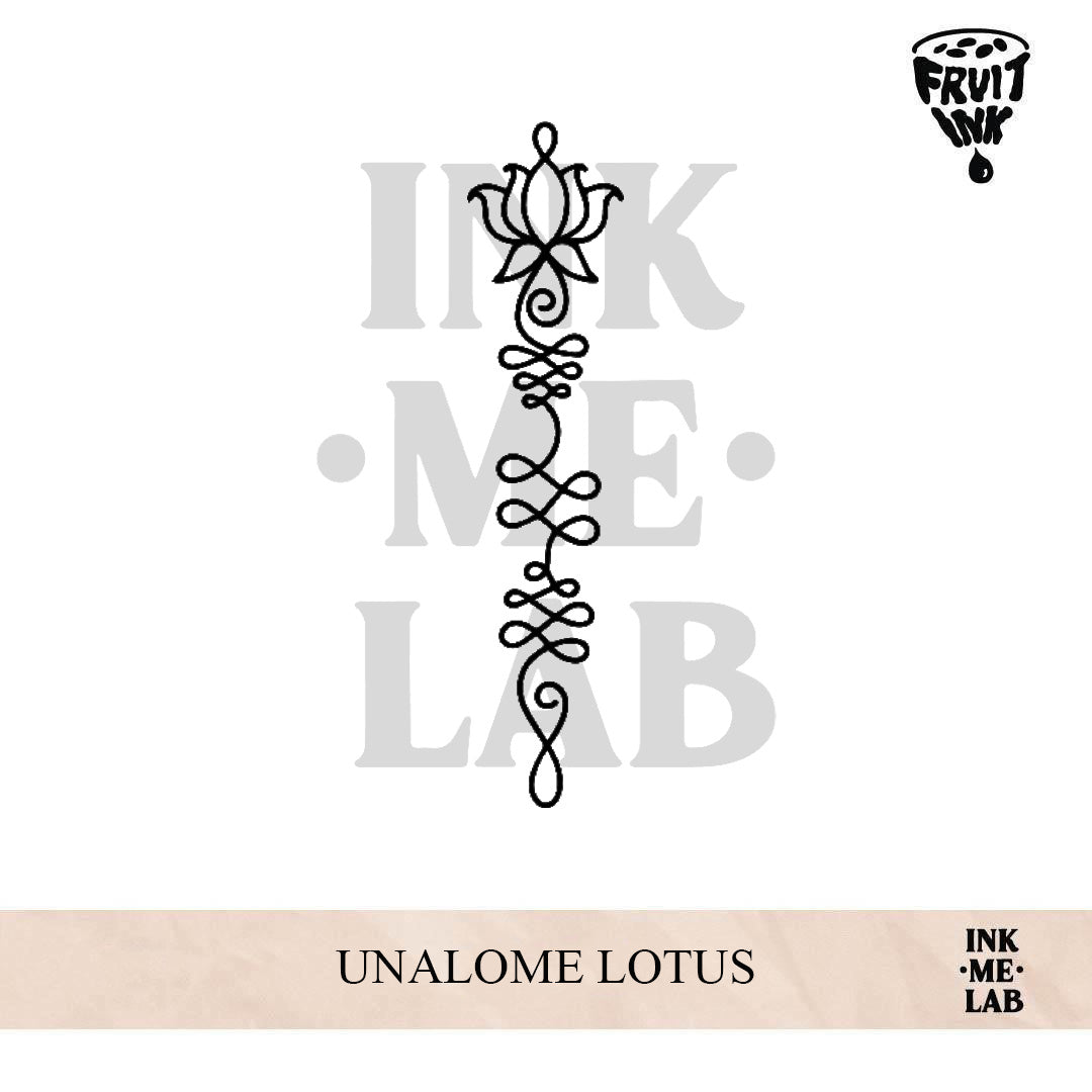 UNALOME LOTUS | 4 X 8 cm