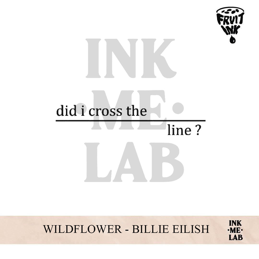 WILDFLOWER - BILLIE EILISH | 4 X 8 cm