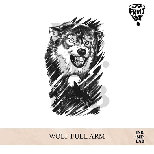 WOLF FULL ARM | 21 x 15 cm