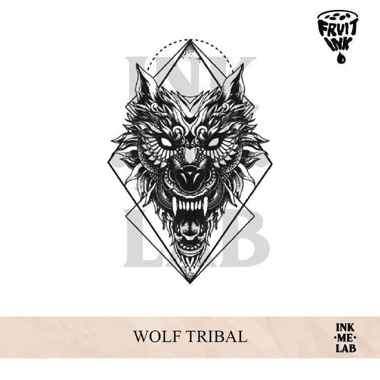 WOLF TRIBAL | 21 x 15 cm