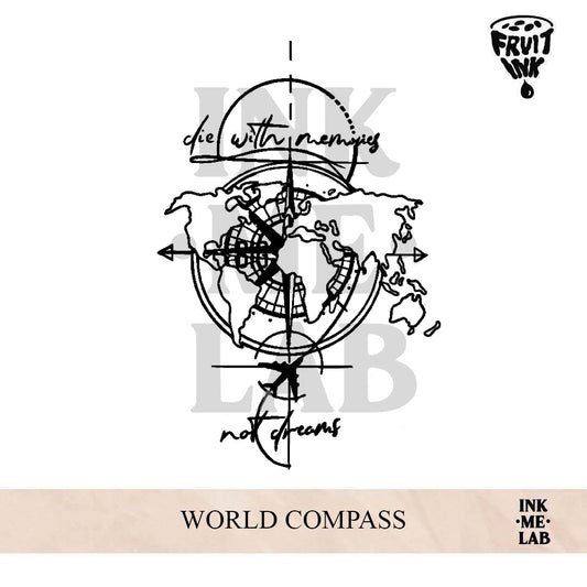 WORLD COMPASS | 10 x 7 cm