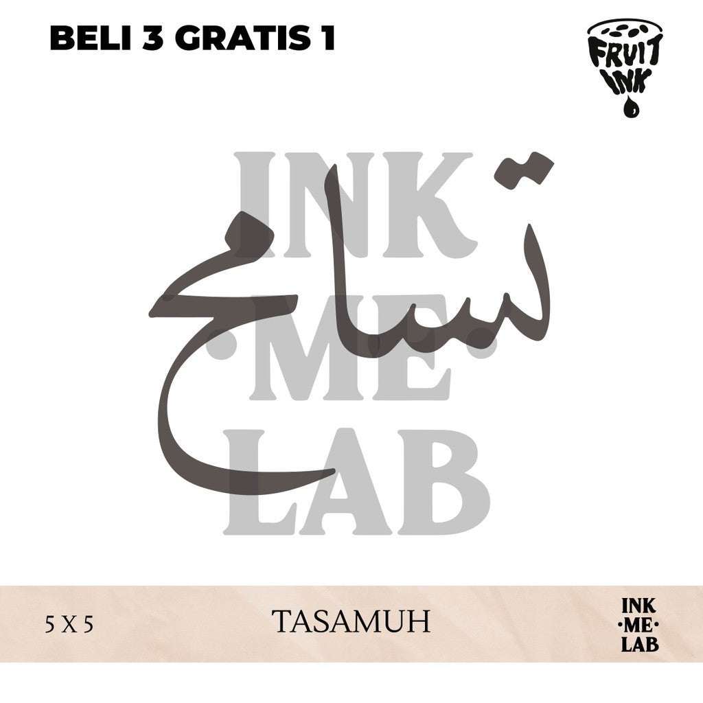 MINI FRUIT INK TATTO 5x5 cm VOL 3